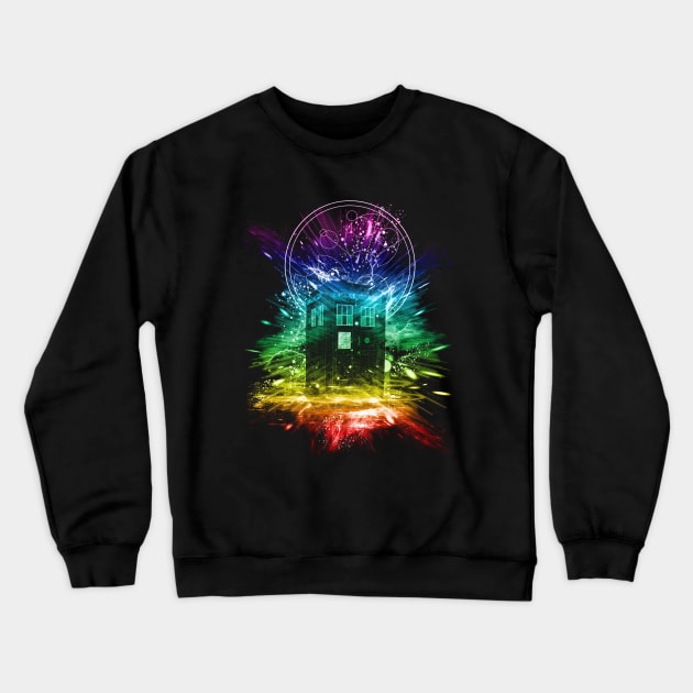 time storm Crewneck Sweatshirt by kharmazero